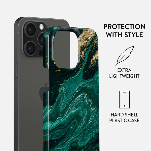 Emerald Pool Elegant iPhone 15 Pro Case