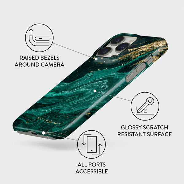 Emerald Pool Elegant iPhone 13 Pro Case BURGA