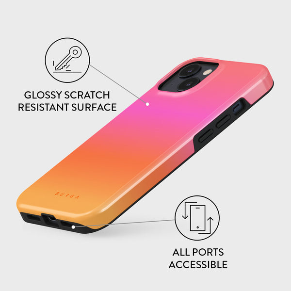 【BURGA】カスタマイズOK☆Sunset Club グラデーション 機種豊富 Sunset Club - iPhone 14 Case | BURGA