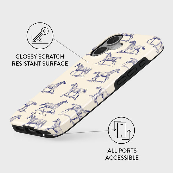 【BURGA】Derby Race 馬 Tough ケース iPhone16/15など Derby Race - iPhone 16 Case | BURGA