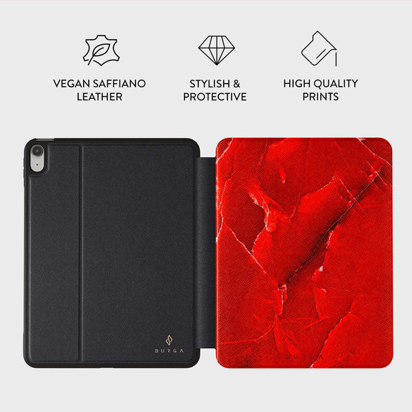 Wild Blaze - Red iPad 10.9 (A16/10th Gen) Case | BURGA