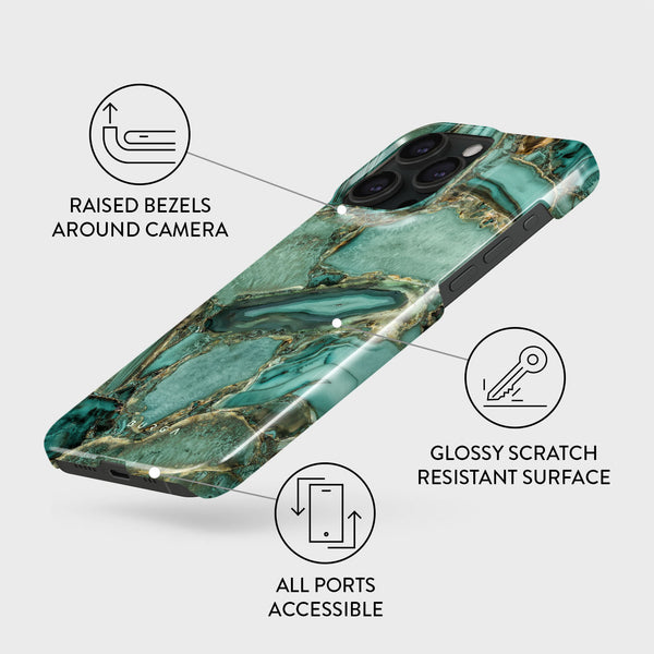【即日配送】Ubud Jungle Turquoise iPhone 15 Ubud Jungle - Turquoise iPhone 15 Case | BURGA