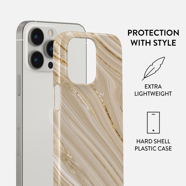 Full Glam - Beige iPhone 14 Pro Max Case