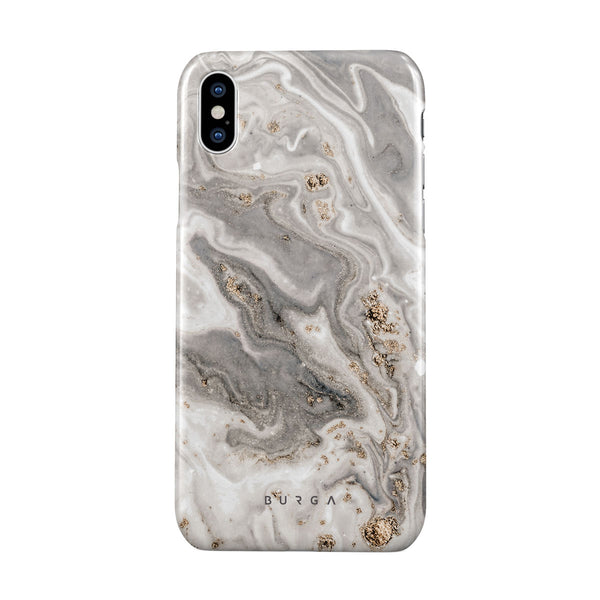 Snowstorm - Grey Marble iPhone X / XS Case
