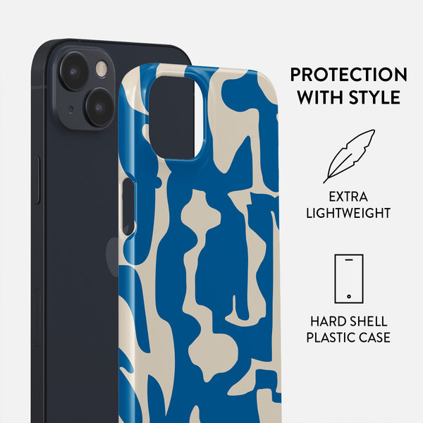 Supreme Camo iPhone Case Blue Camo