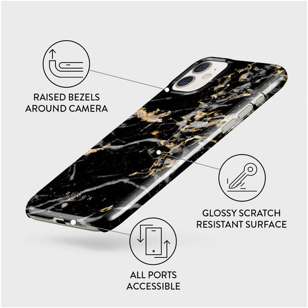 Make A Wish Gold Marble iPhone 11 Case BURGA