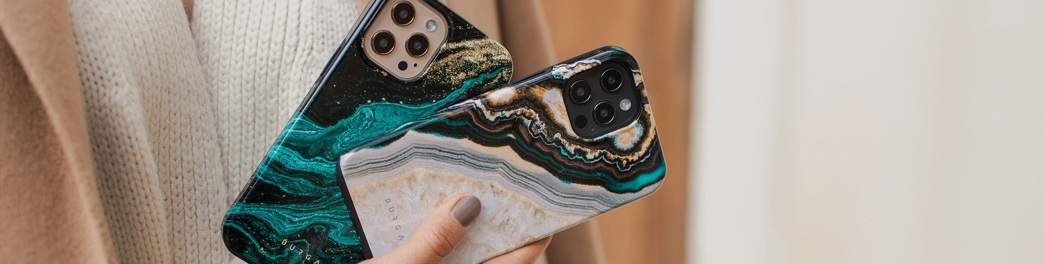 BURGA  Marble Phone Cases for iPhone and Samsung Galaxy