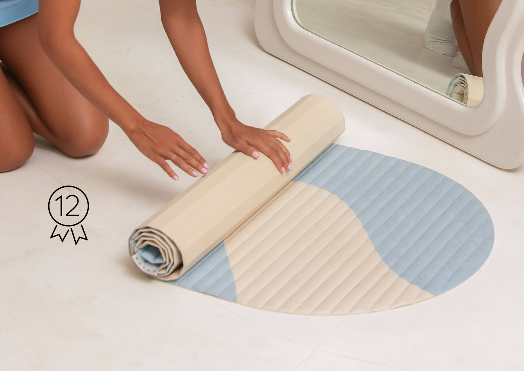 Almond Latte - BURGA Yoga Mat