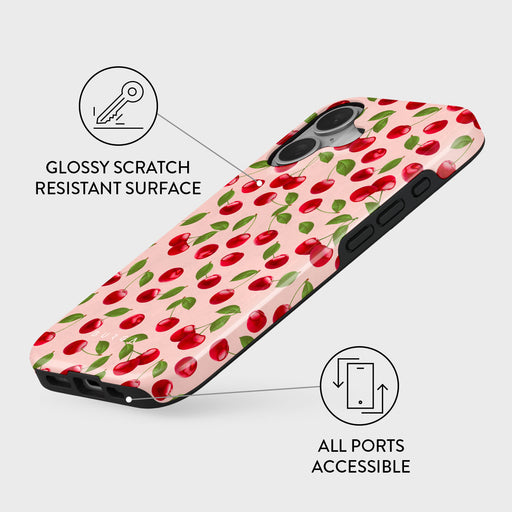 Afternoon Treat - Cherry iPhone 16 Case
