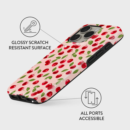 Afternoon Treat - Cherry iPhone 16 Pro Max Case