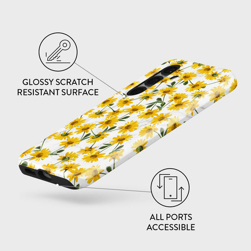 Summer Scent - Yellow Flower Samsung Galaxy S25 Case 3