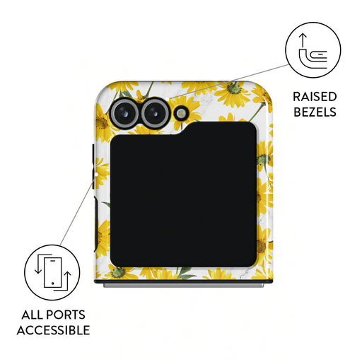 Summer Scent - Yellow Flower Samsung Galaxy Z Flip 6 Case 3