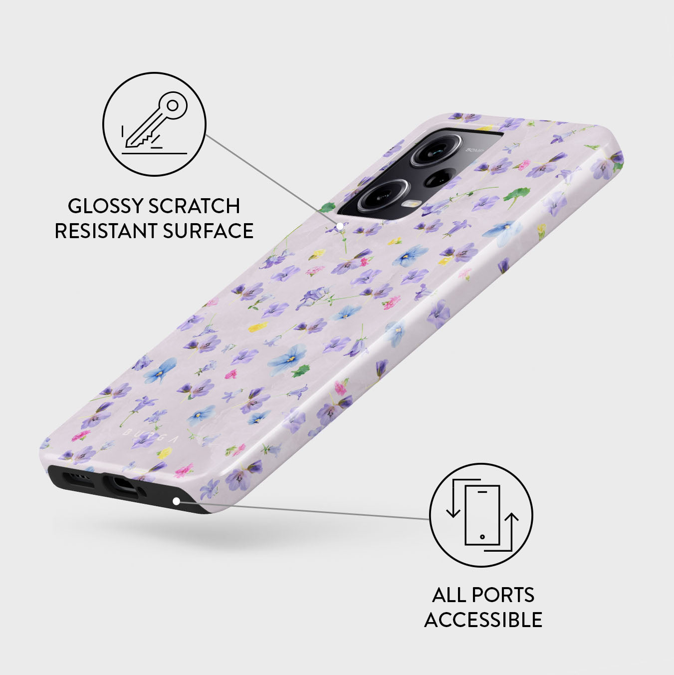 Wildflower - Xiaomi Redmi Note 12 Pro 5G Case | BURGA