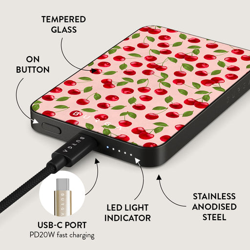 Afternoon Treat - Cherry Magnetic Power Bank