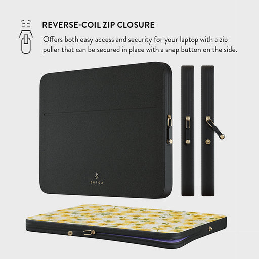 Summer Scent - Yellow Flower Laptop Sleeve 9