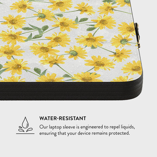 Summer Scent - Yellow Flower Laptop Sleeve 10