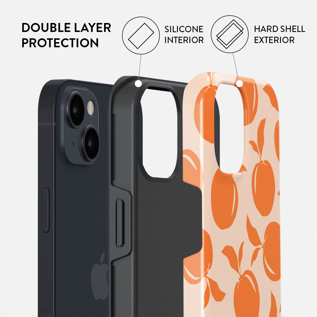 【Breezfy】Black Frame Case PEACH FUZZ PEACH FUZZ Vivid Z Flip Case – Breezfy