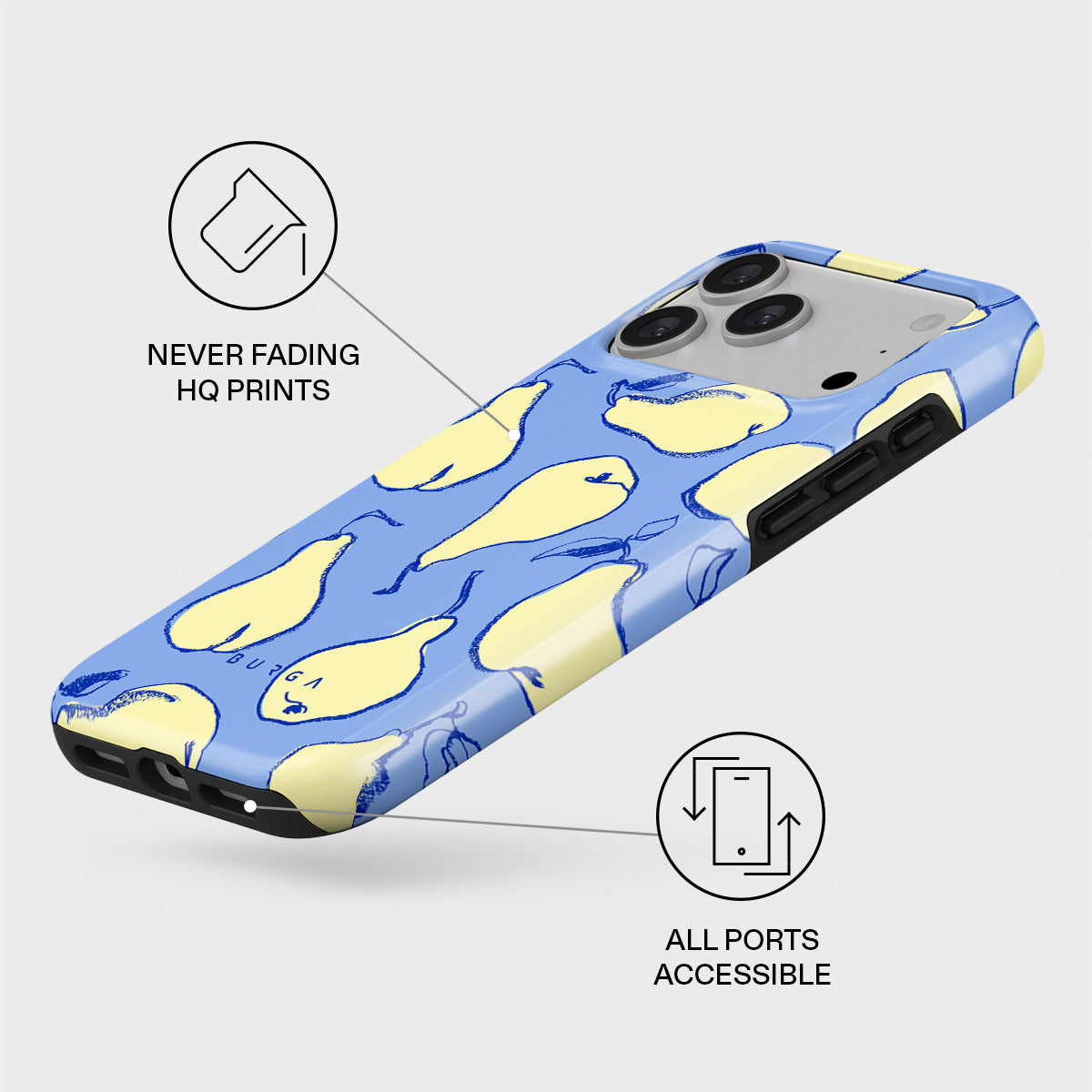 Pear Crush - iPhone 17 Pro Max Case | BURGA