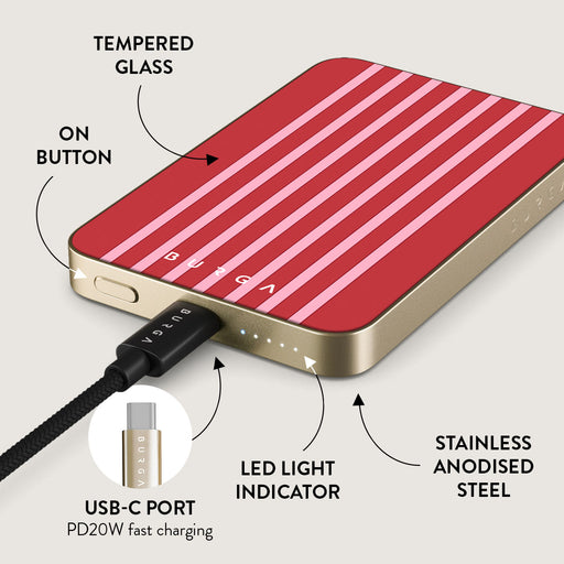Strawberry Jam - Magnetic Power Bank