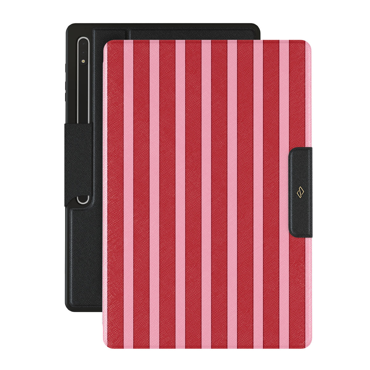 BURGA クロコダイル風 iPadケース ブラック BURGA クロコダイル