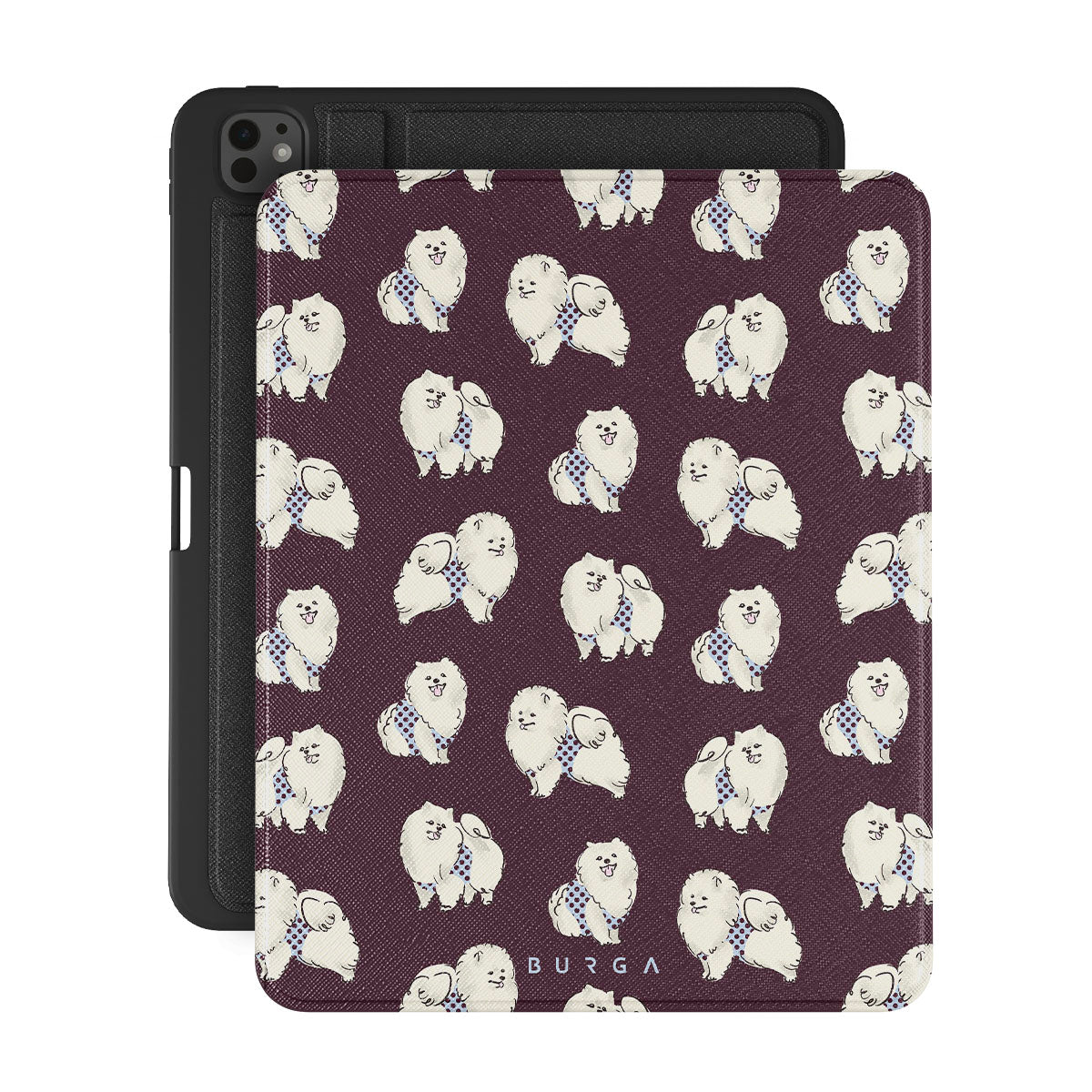 BURGA クロコダイル風 iPadケース ブラック BURGA クロコダイル風 iPadケース ブラック BURGA クロコダイル