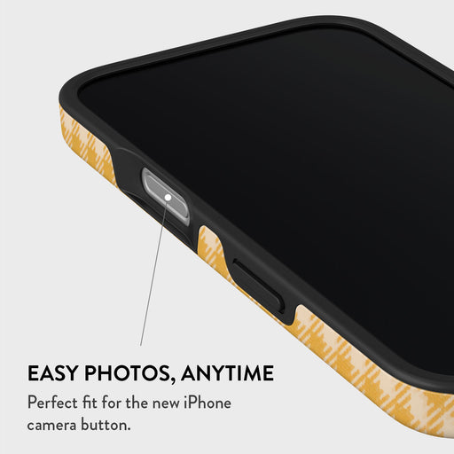 Tuscan Sun - Yellow Plaid iPhone 16 Case 5