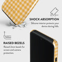 Tuscan Sun - Yellow Plaid Google Pixel 8 Case 4
