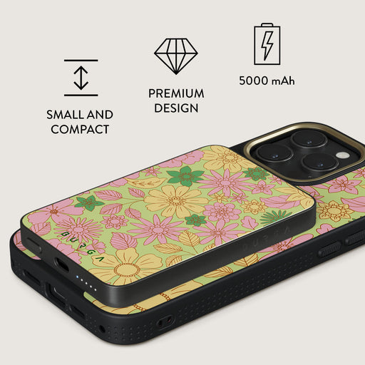 Amalfi Coast - Colorful Floral Magnetic Power Bank 2