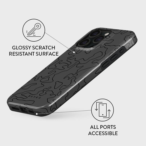 Black Durable iPhone 15 Pro Max Case