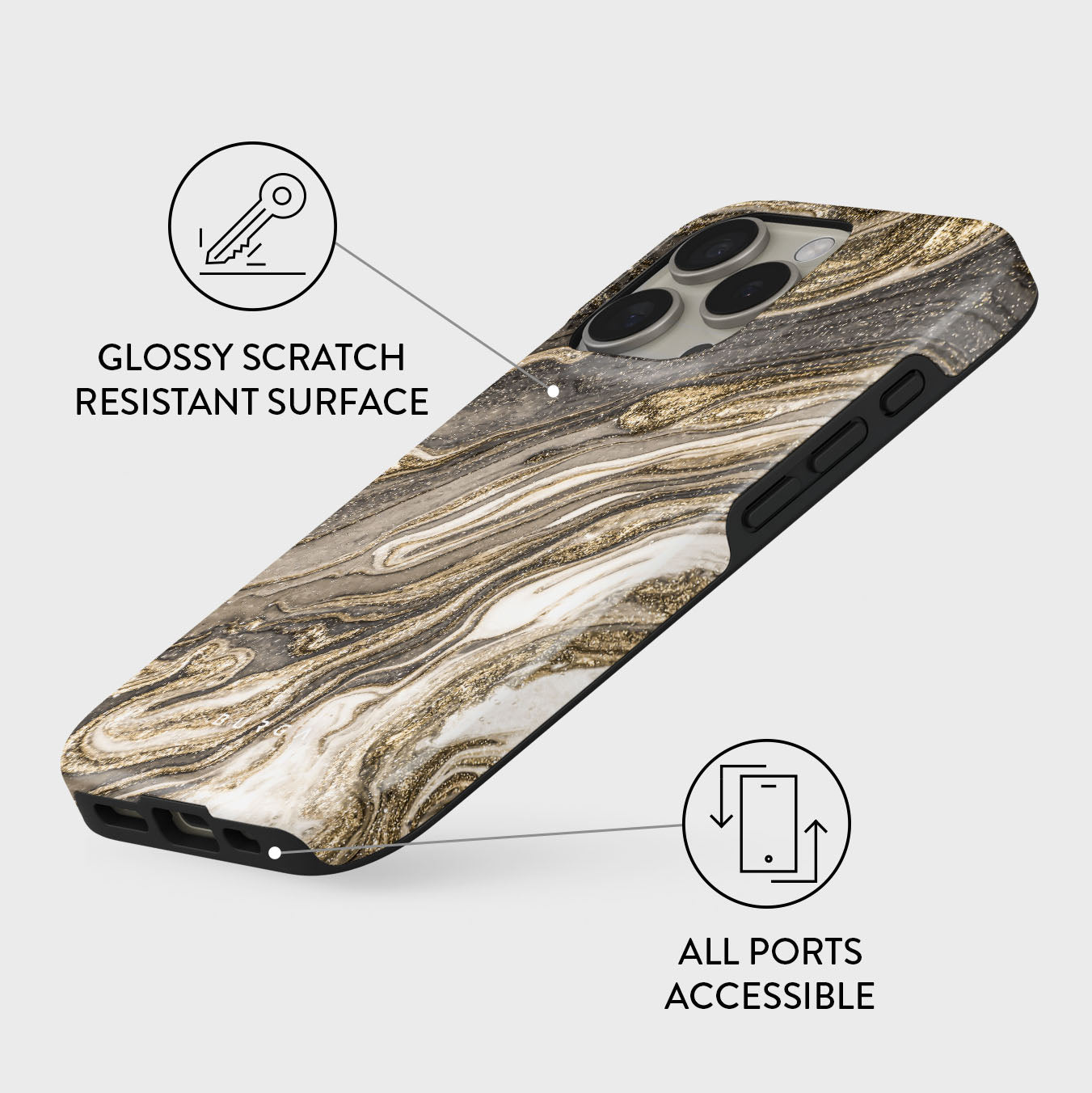 iPhoneアクセサリー UrbanSophistication Endless Sky 16ProMax the-puffer-case-endless-sky-