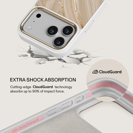 Full Glam - Beige iPhone 17 Pro Max Case
