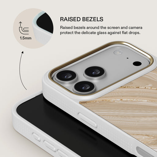 Full Glam - Beige iPhone 17 Pro Max Case