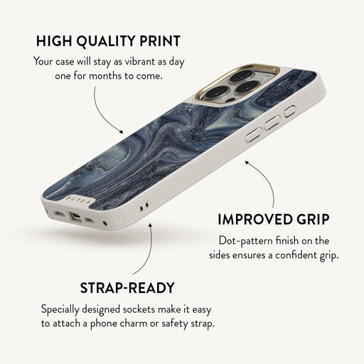 Navy Trench - Blue iPhone 15 Pro Case