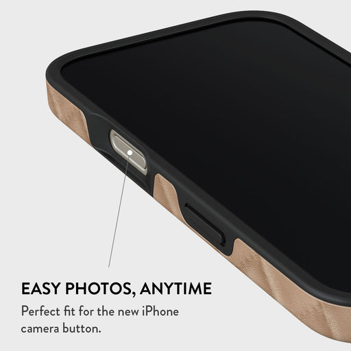 Simply Cream- Quilted iPhone 16 Pro Max Case