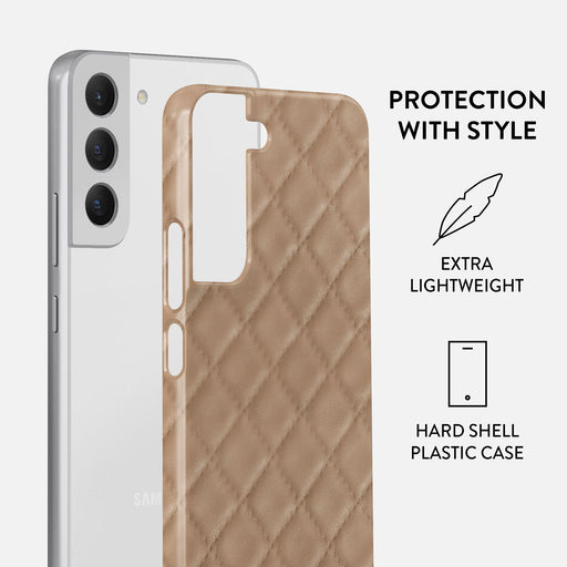 Simply Cream - Quilted Samsung Galaxy S22 Plus Case 2
