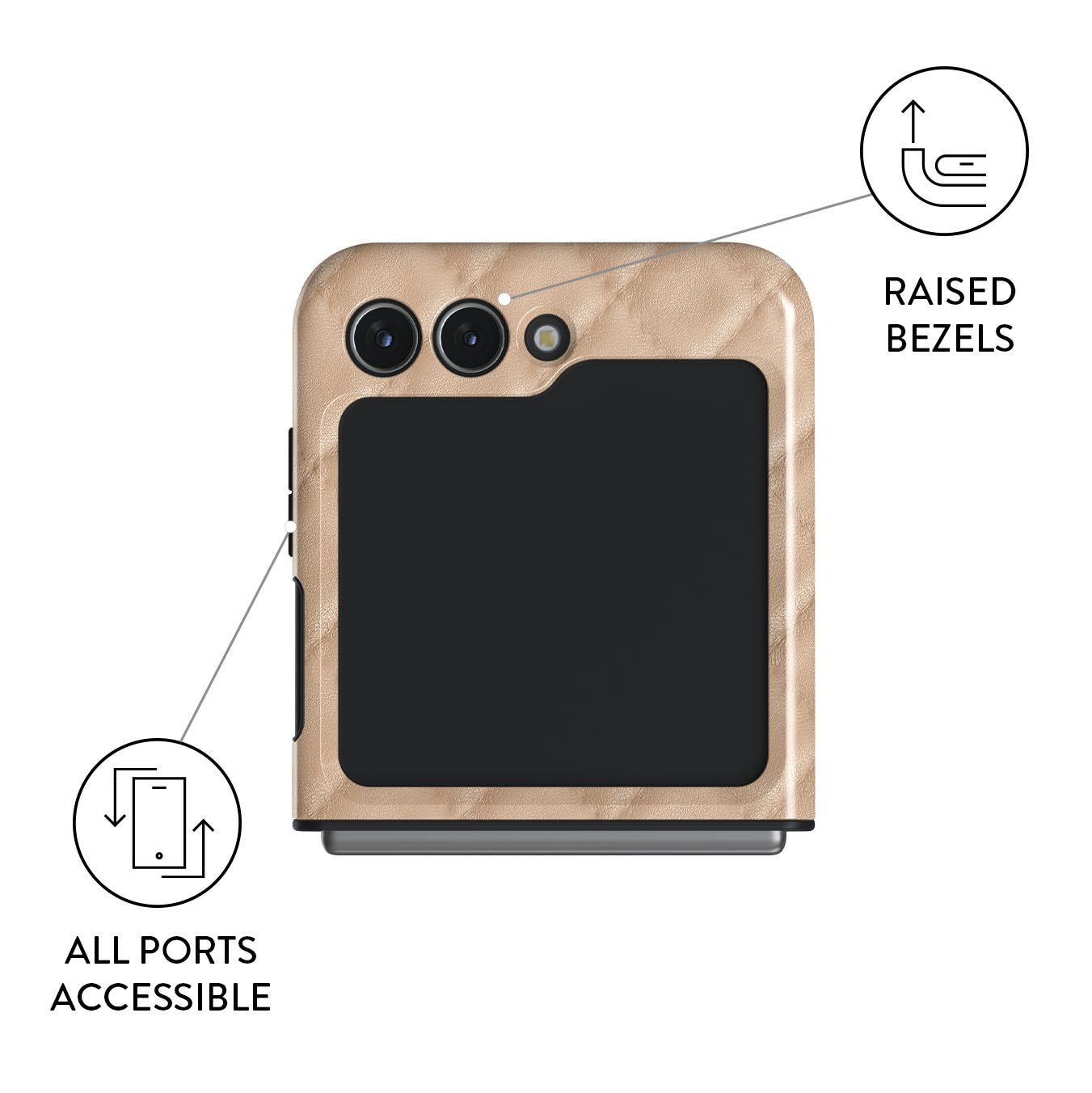 GALAXY zflip5 クリーム 【公式通販】