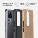 Simply Cream - Quilted Xiaomi 12T Case 2