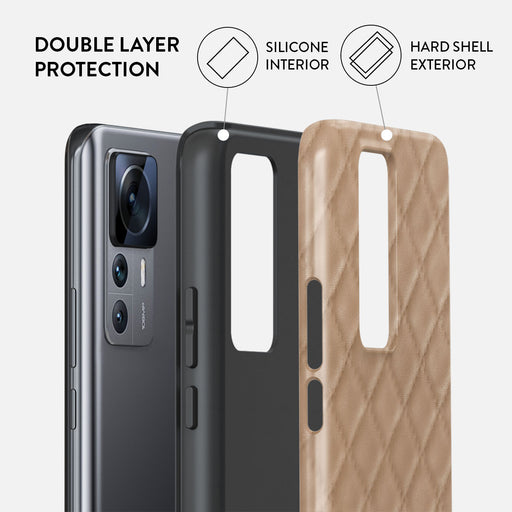 Simply Cream - Quilted Xiaomi 12T Case 2