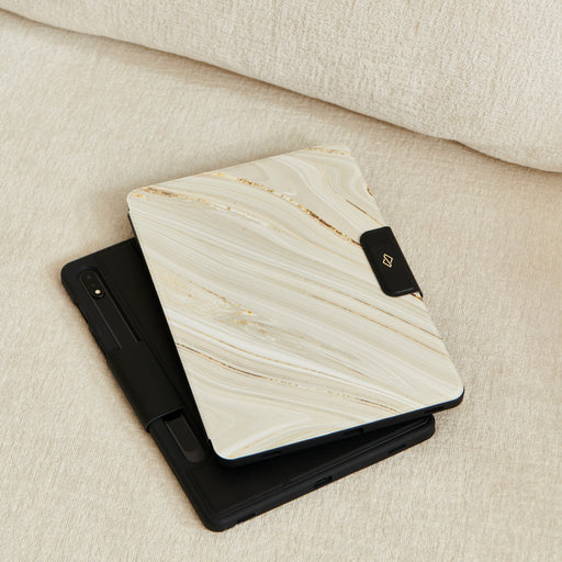 Full Glam - Beige Samsung Galaxy Tab S8/S7 Case 8