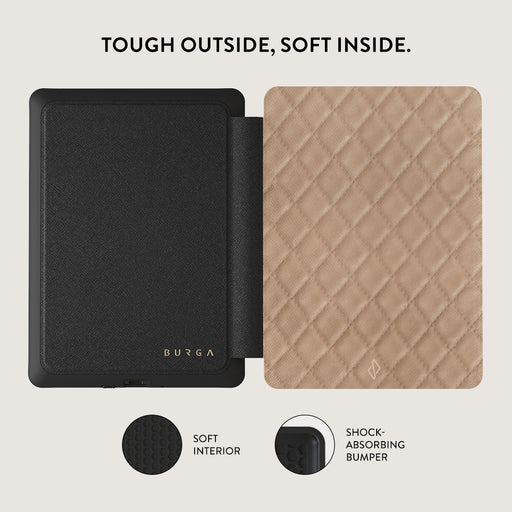 Simply Cream - Quilted Kindle Paperwhite (11th Gen) Case 4