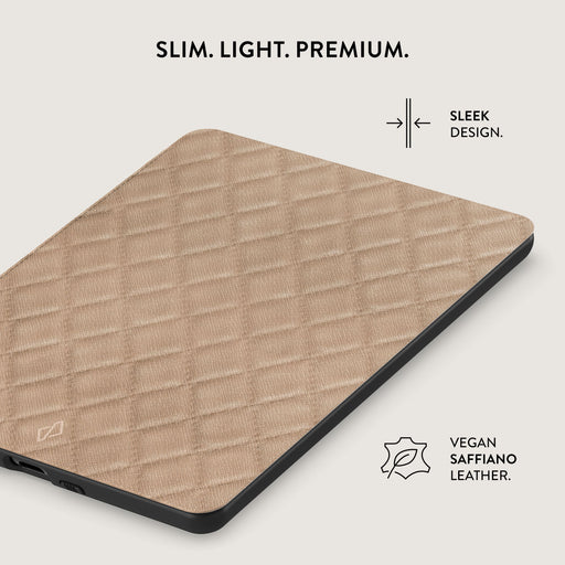 Simply Cream - Quilted Kindle Paperwhite (11th Gen) Case 6