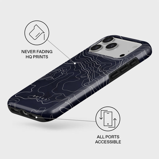Drifting Shores - Line Art iPhone 17 Pro Max Case