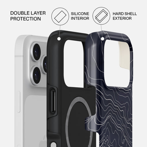 Drifting Shores - Line Art iPhone 17 Pro Case