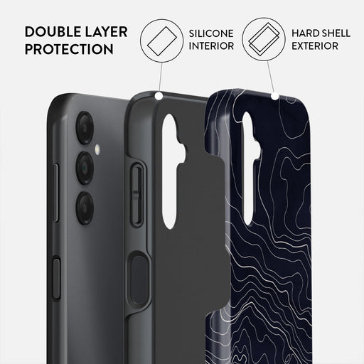 Drifting Shores - Line Art Samsung Galaxy A25 Case 2