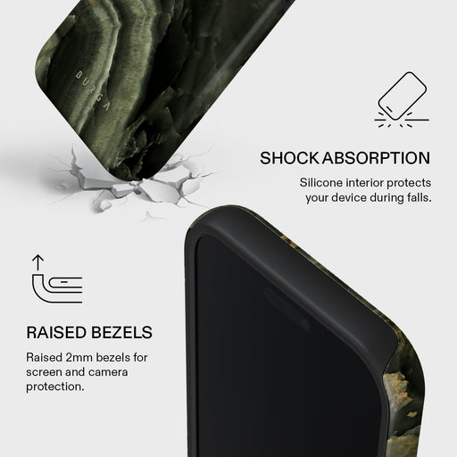 Misty Forest - Green Marble iPhone 17 Pro Case
