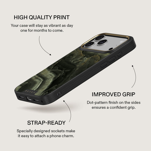 Misty Forest - Green Marble iPhone 17 Pro Max Case