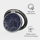 Drifting Shores - Line Art Ring Holder 2