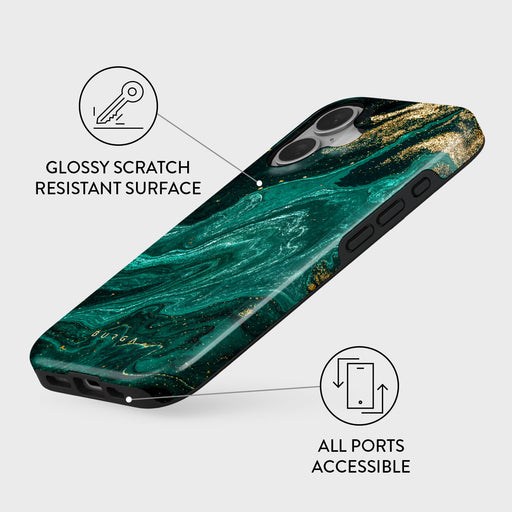 Emerald Pool - Elegant iPhone 16 Plus Case