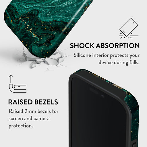 Emerald Pool - Elegant iPhone 16 Pro Max Case