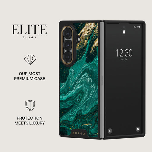 Emerald Pool - Elegant Samsung Galaxy Z Fold 7 Case